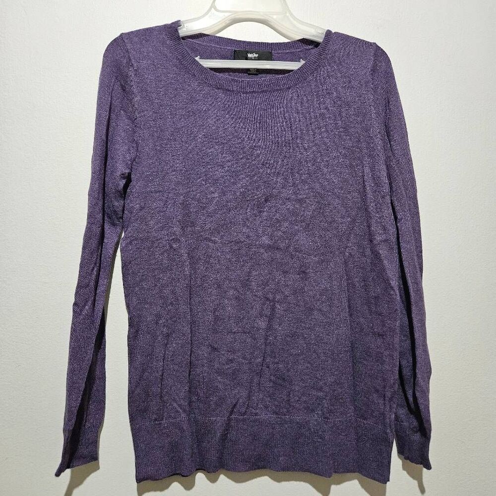 Mossimo Supply Co Women's Long Sleeve Top Shirt SZ M Plum